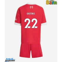 Liverpool Hugo Ekitike #22 Hjemmedraktsett Barn 2025-26 Kortermet (+ Korte bukser)